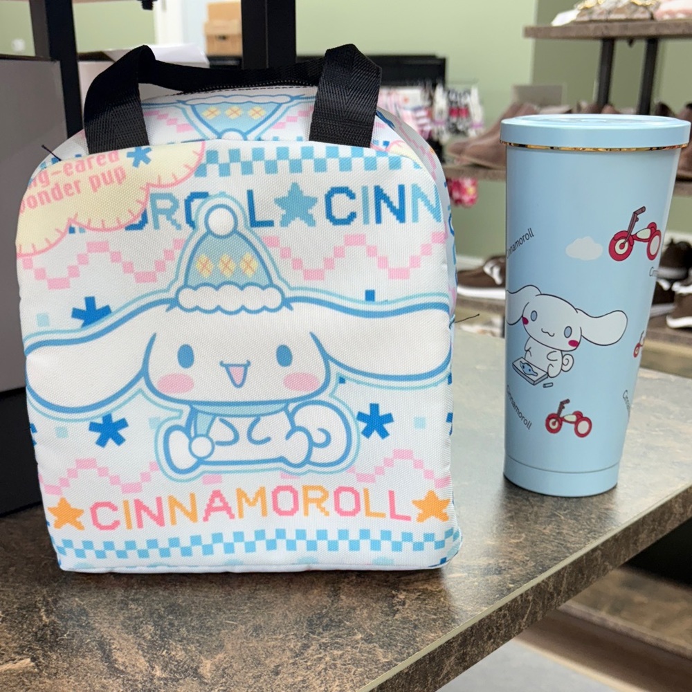 Cinnamoroll Lunch Bag and Tumbler Set